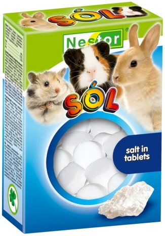 Nestor Soľ v tabletách pre hlodavce 170g Doplnok stravy pre hlodavce