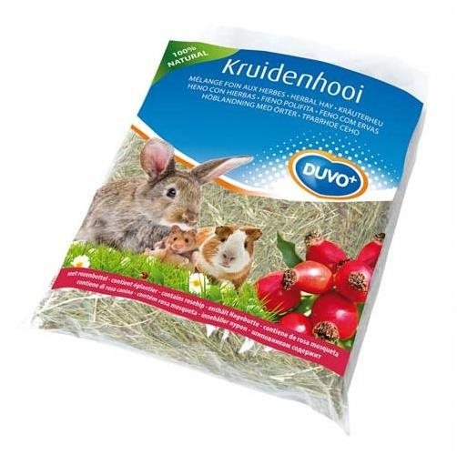 DUVO+ Špeciálne seno so šípkami 500 g Krmivo pre hlodavce