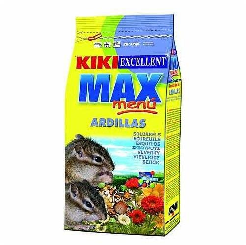 Kiki Max menu Squirrels pre veveričky 800 g Krmivo pre hlodavce