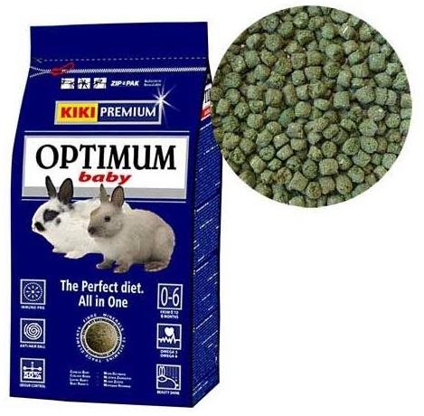Kiki Optimum Baby králik 600g Krmivo pre králiky