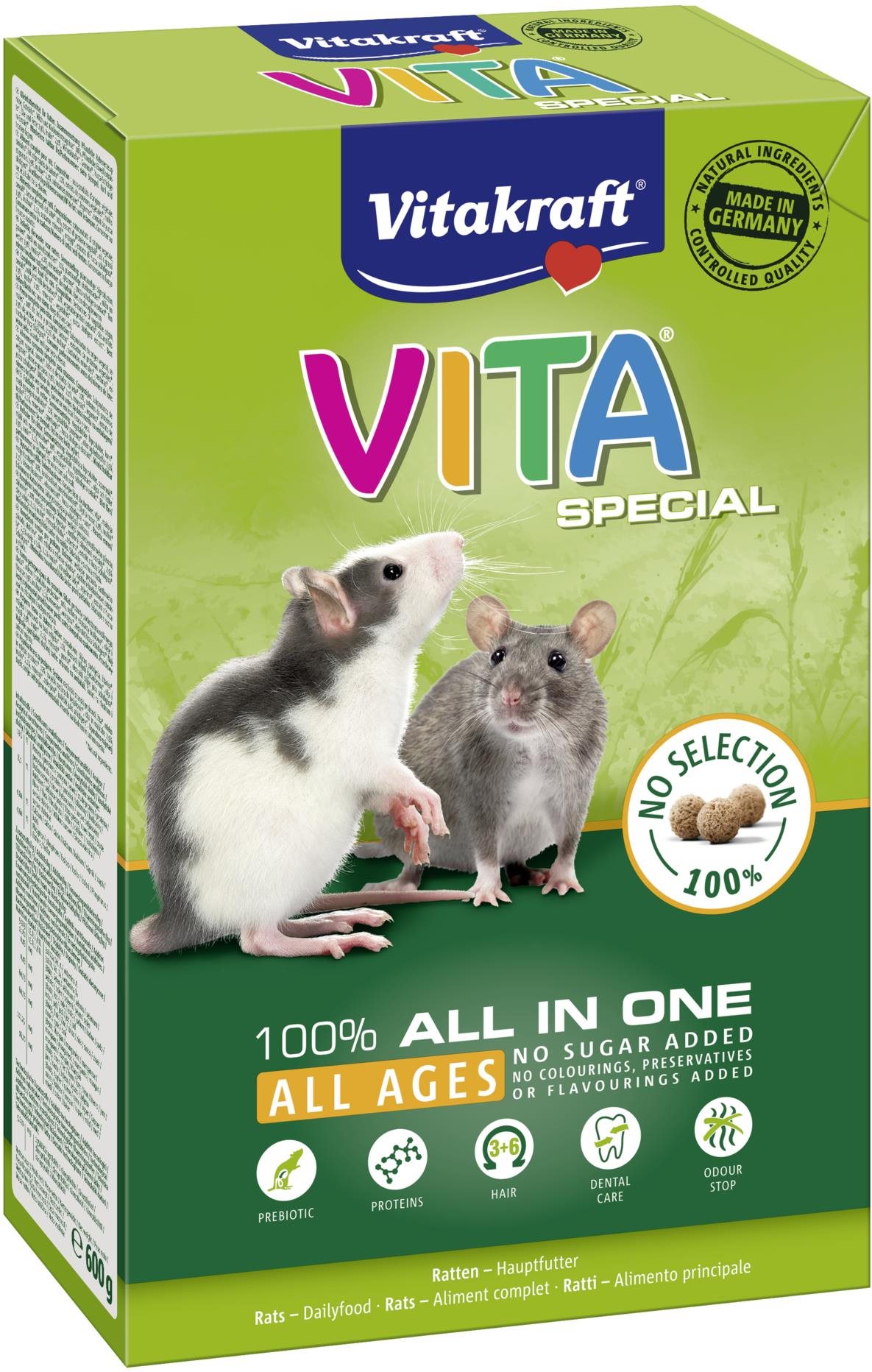 Vitakraft Vita Special All ages potkan 600 g Krmivo pre hlodavce