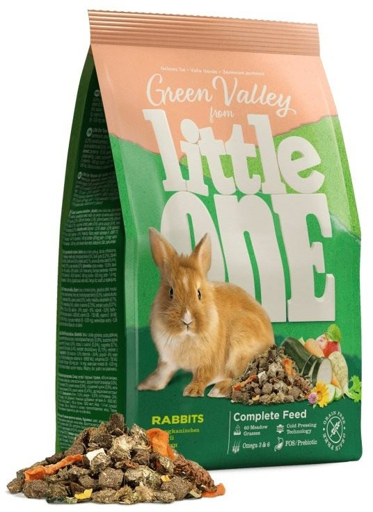 Little One bezobilninová zmes pre zajacov 750 g Krmivo pre hlodavce