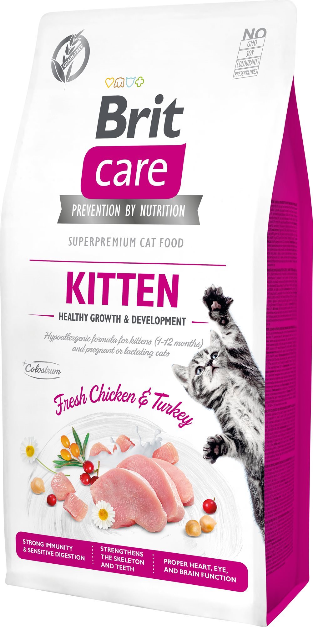 Brit Care Cat Grain-Free Kitten Healthy Growth & Development, 7 kg...