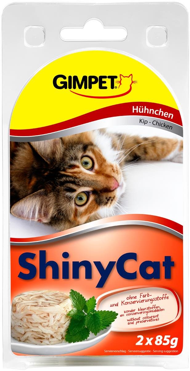 GimCat Shiny Cat kura 2× 70 g Vanička pre mačky