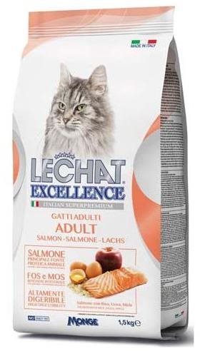 Monge Lechat Excellence Adult Salmon superprémiové krmivo 1,5 kg...