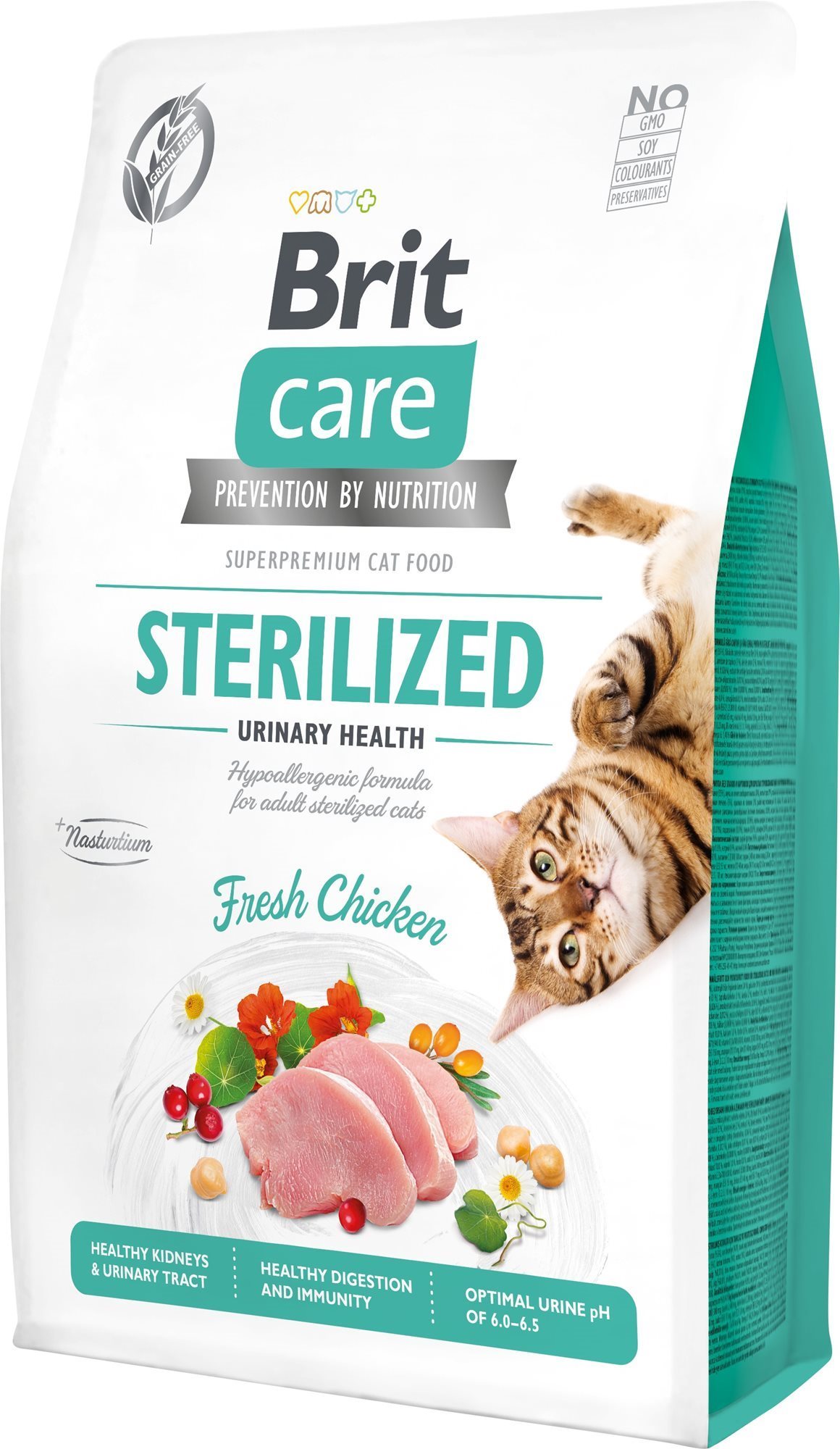 Brit Care Cat Grain-Free Sterilized Urinary Health, 2 kg Granule...