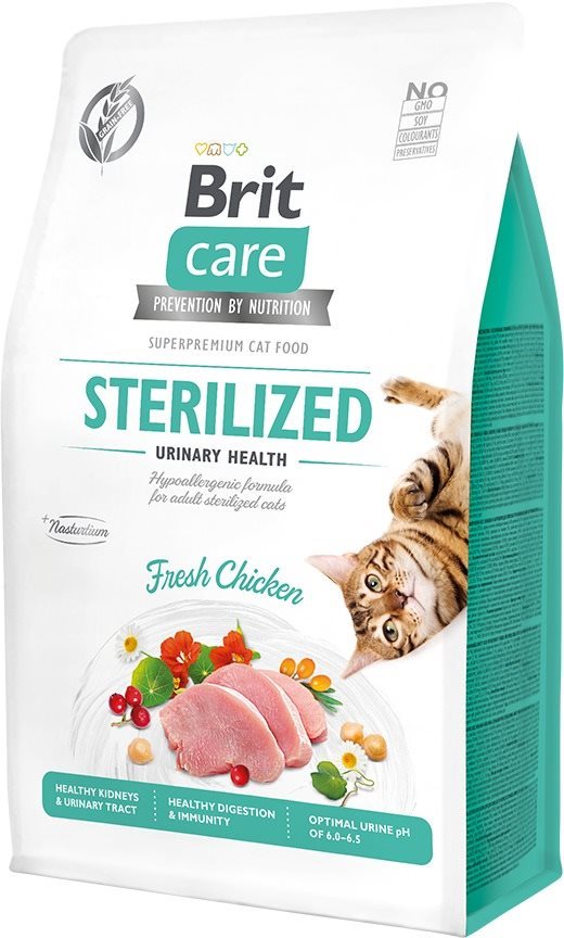 Brit Care Cat Grain-Free Sterilized Urinary Health, 0,4 kg Granule...