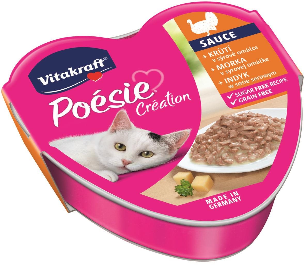 Vitakraft Cat mokré krmivo Poésie Création morka a syr 85 g...