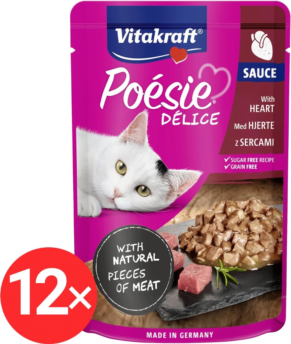 Vitakraft Cat mokré krmivo Poésie Délice so srdcom 12× 85 g...