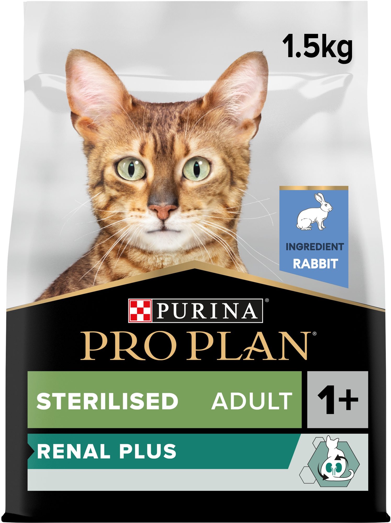Pro Plan Cat Sterilised renal plus  s králikom 1,5 kg Granule pre...