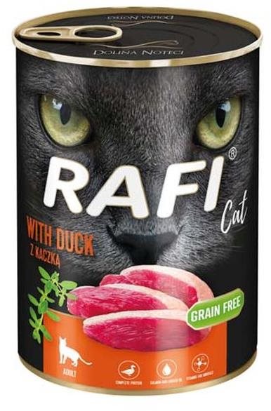 Rafi Cat Grain Free konzerva s kačacím mäsom 400 g Konzerva pre mačky