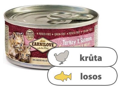 Carnilove WMM Turkey & Salmon for Kittens 100 g Konzerva pre mačky
