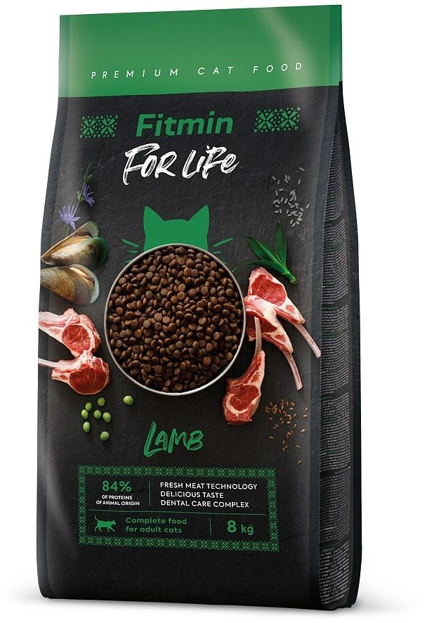 Fitmin  For Life Cat Adult Lamb 8 kg Granule pre mačky