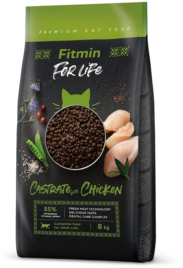 Fitmin For Life Cat Castrate Chicken 1,8 kg Granule pre mačky