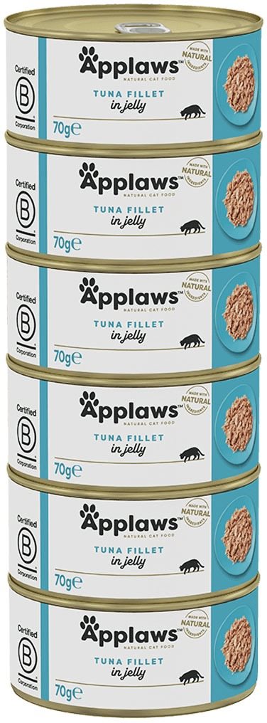 Applaws konzerva Cat Jelly Tuniak 6× 70 g Konzerva pre mačky