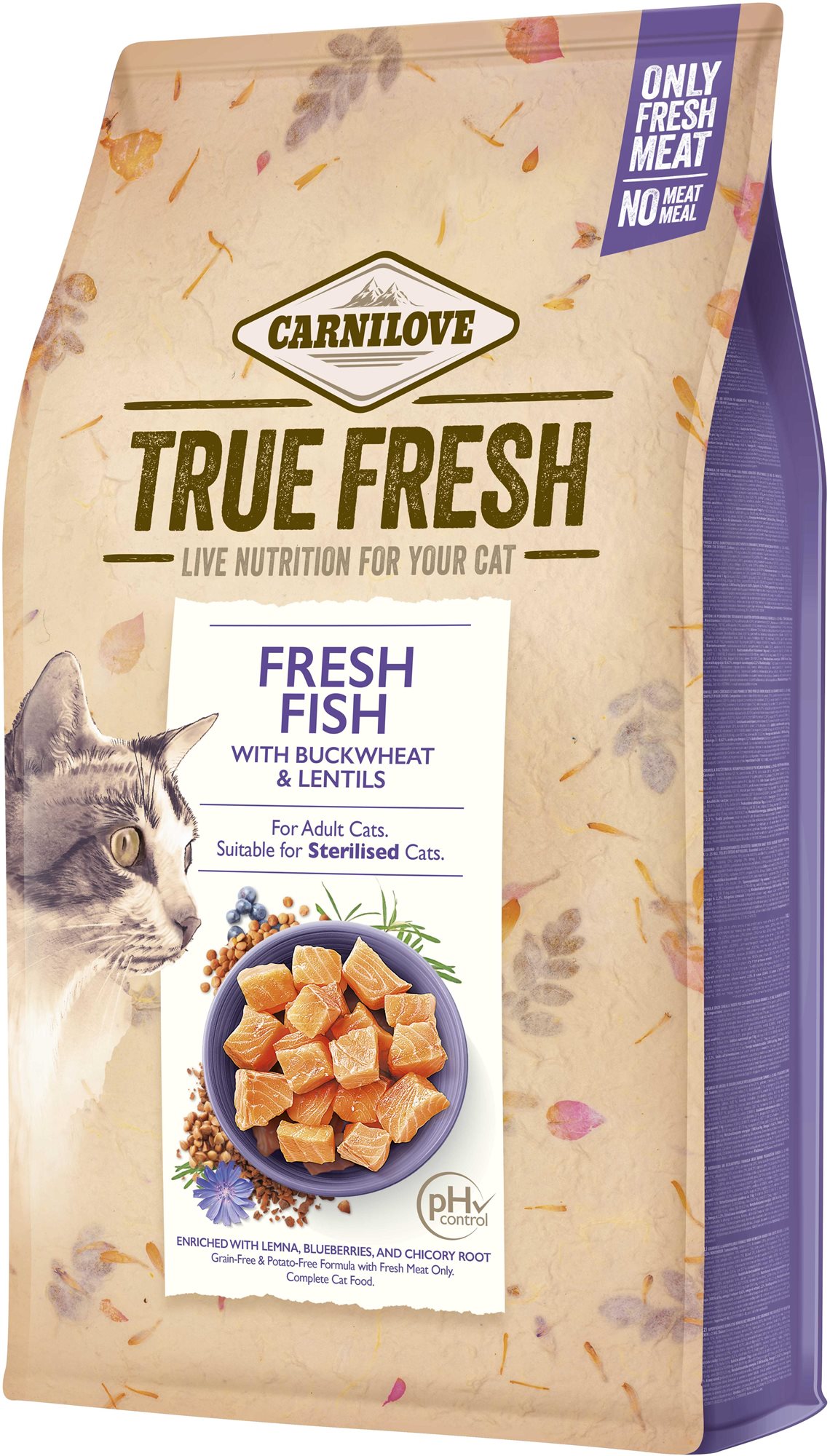 Carnilove True Fresh Cat Fish 4,8 kg Granule pre mačky