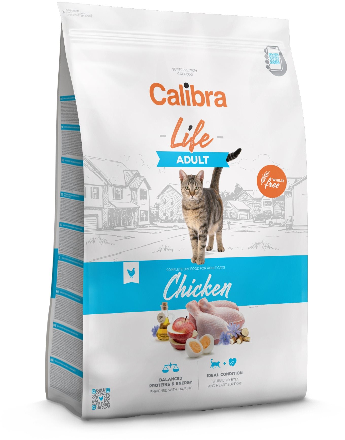 Calibra Cat Life adult chicken 6 kg Granule pre mačky