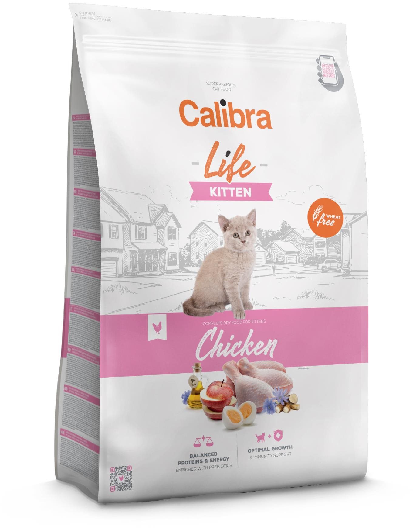Calibra Cat Life kitten chicken 1,5 kg Granule pre mačiatka