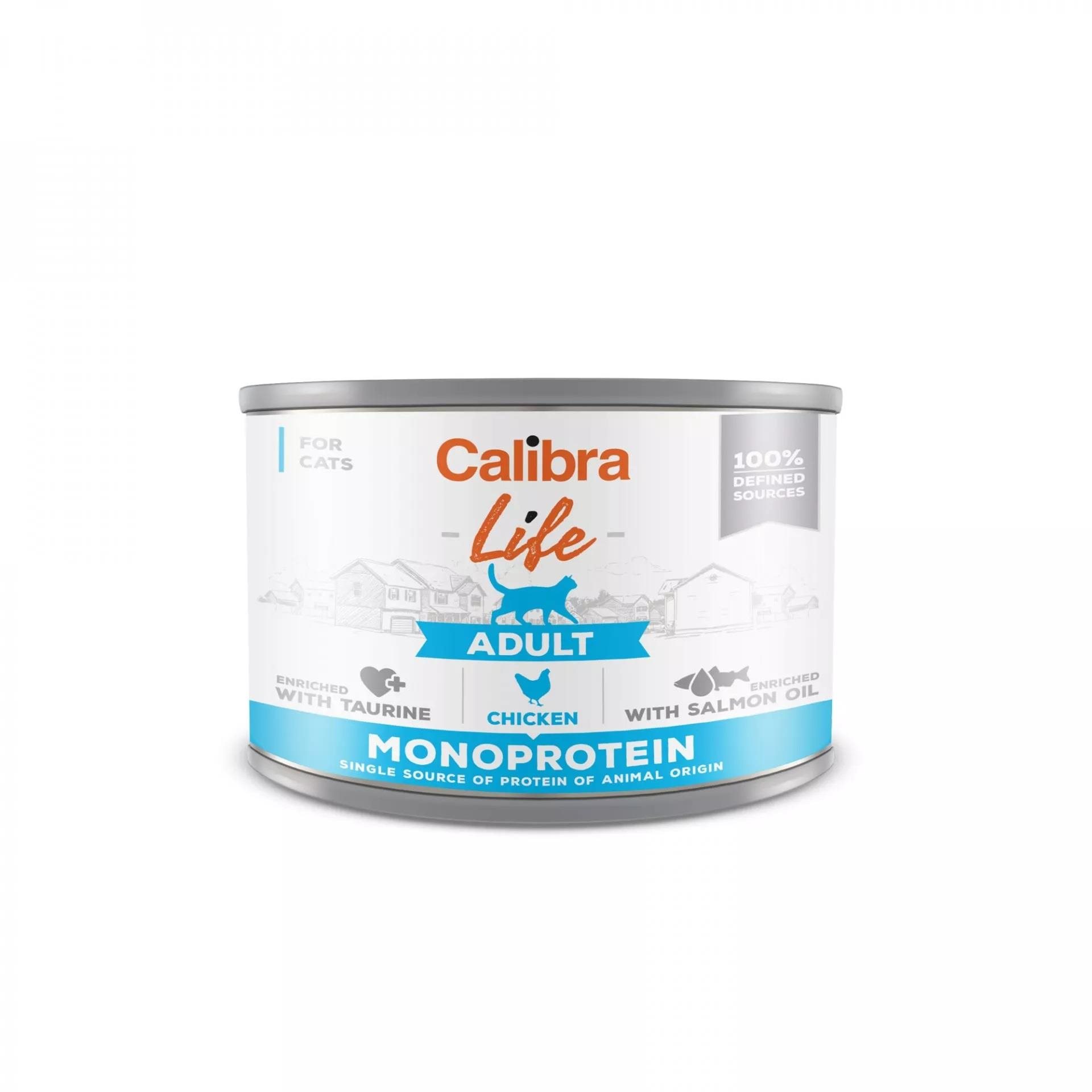 Calibra Cat Life  konzerva adult chicken 200 g Konzerva pre mačky
