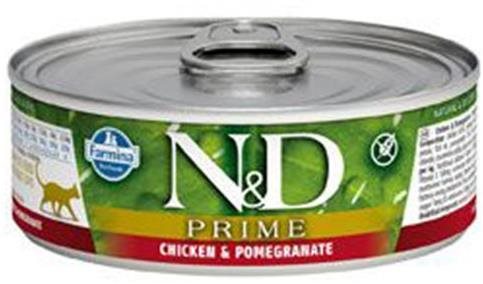 N&D Prime Cat Kitten Chicken & Pomegranate 70 g Konzerva pre mačky