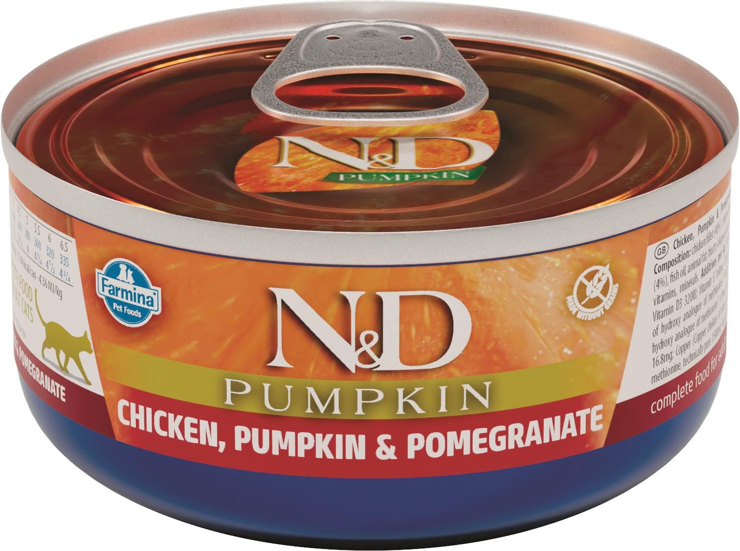 N&D Pumpkin Cat Adult Chicken & Pomegranate 70 g Konzerva pre mačky