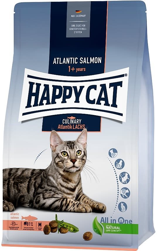 Happy Cat Culinary Atlantik-Lachs 1,3 kg Granule pre mačky