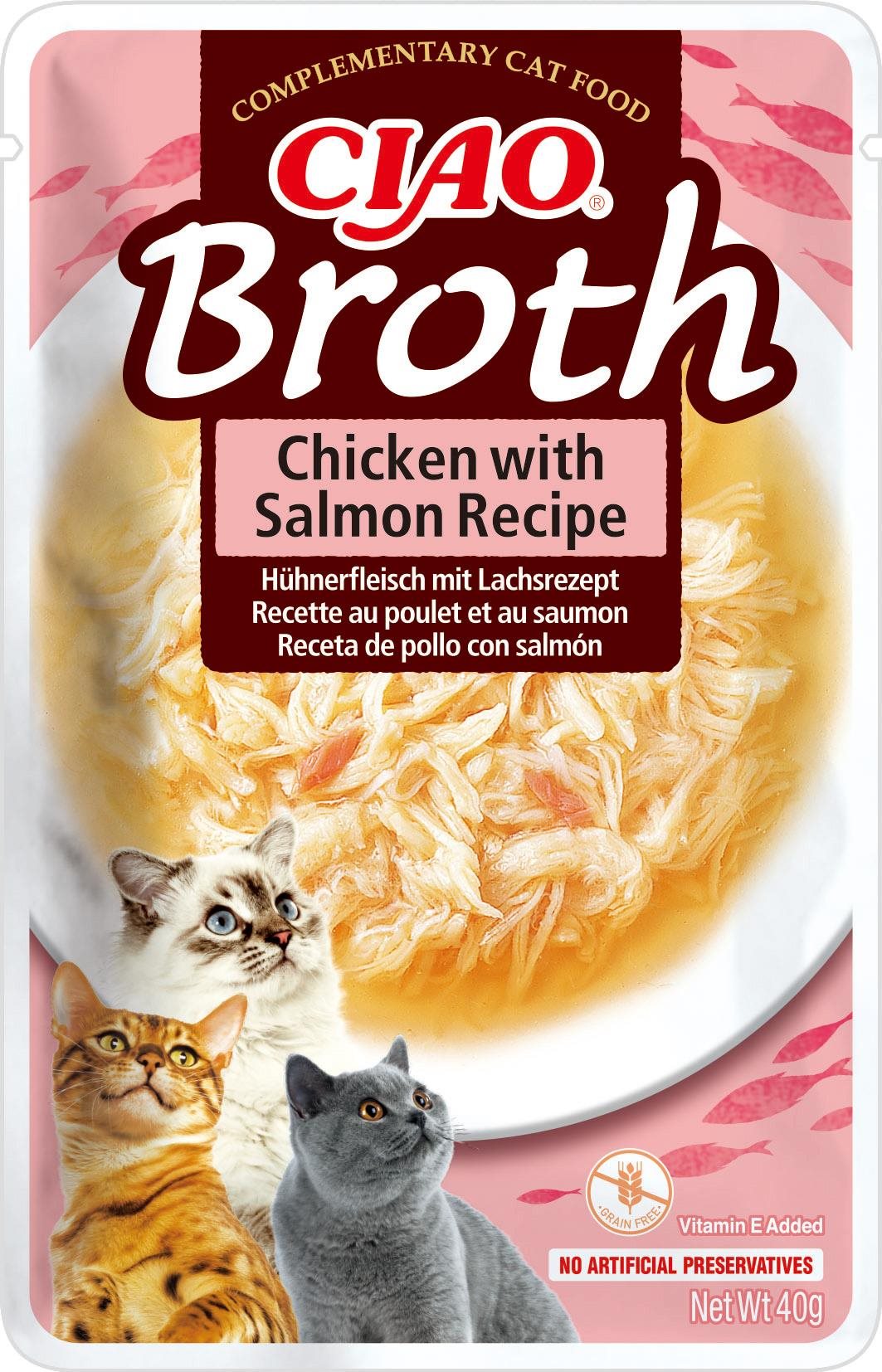 Ciao Churu Cat Broth kuracia a lososová receptúra 40 g Polievka pre...