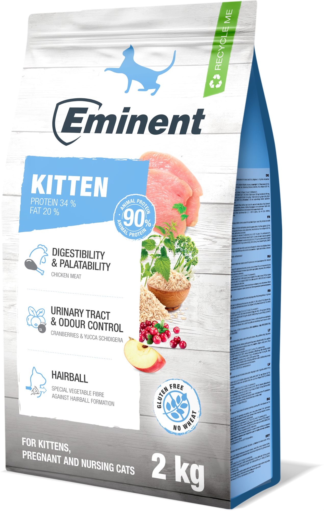 Eminent Kitten High Premium  2 kg Granule pre mačiatka