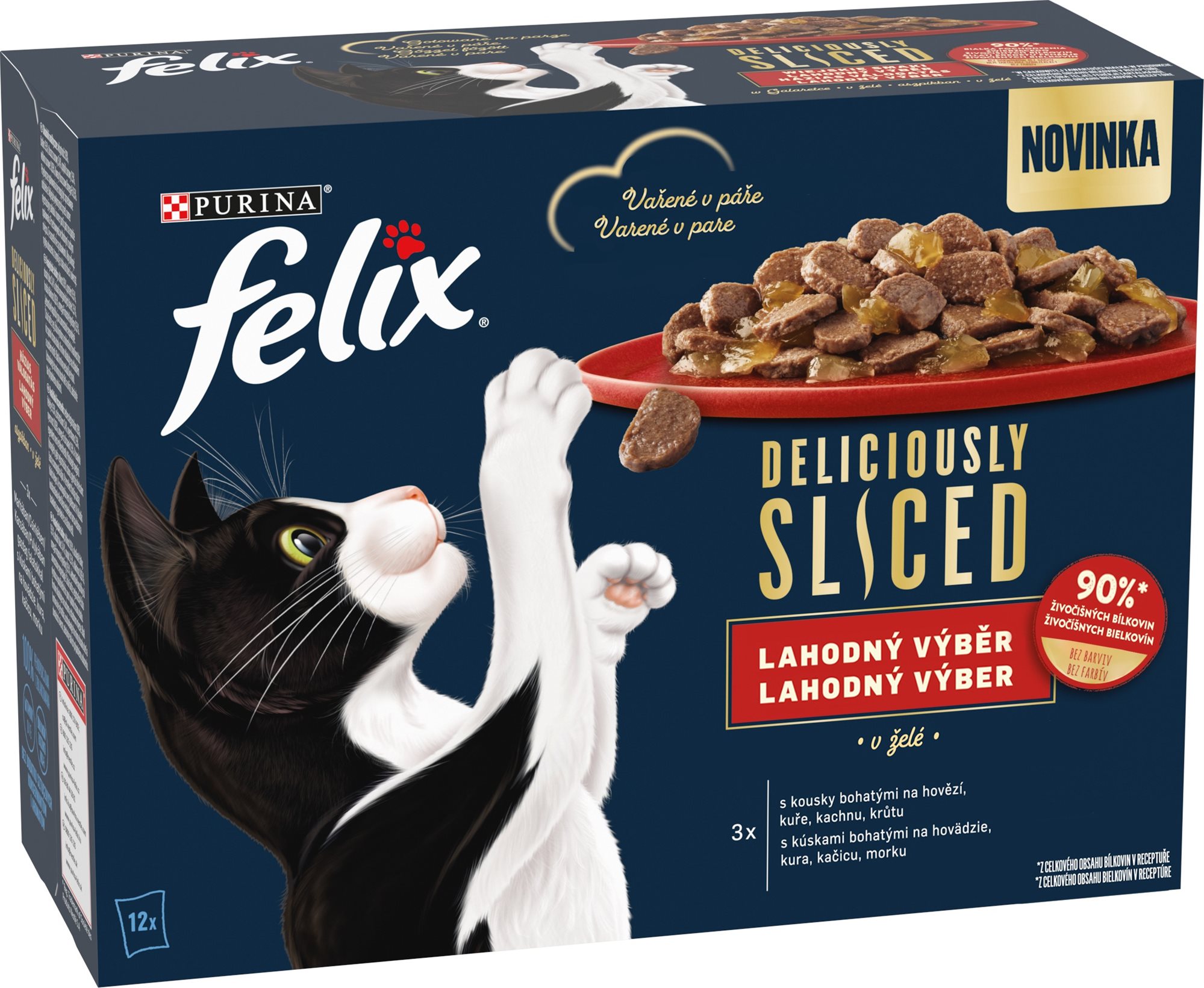 Felix deliciously sliced Tasty Shreds multipack hovädzie, kura,...