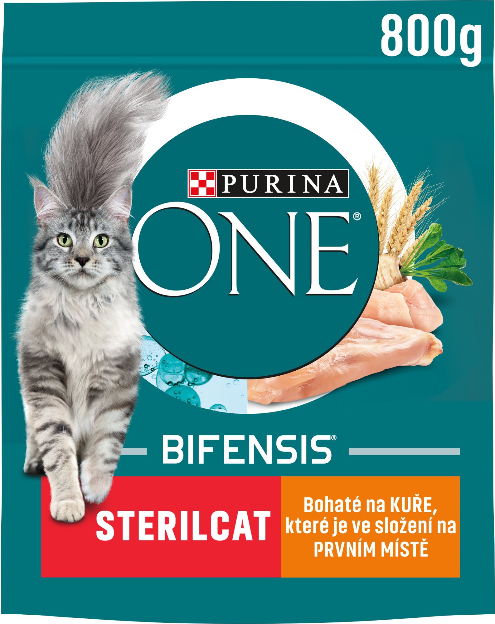 Purina ONE sterilcat kura 800 g Granule pre mačky