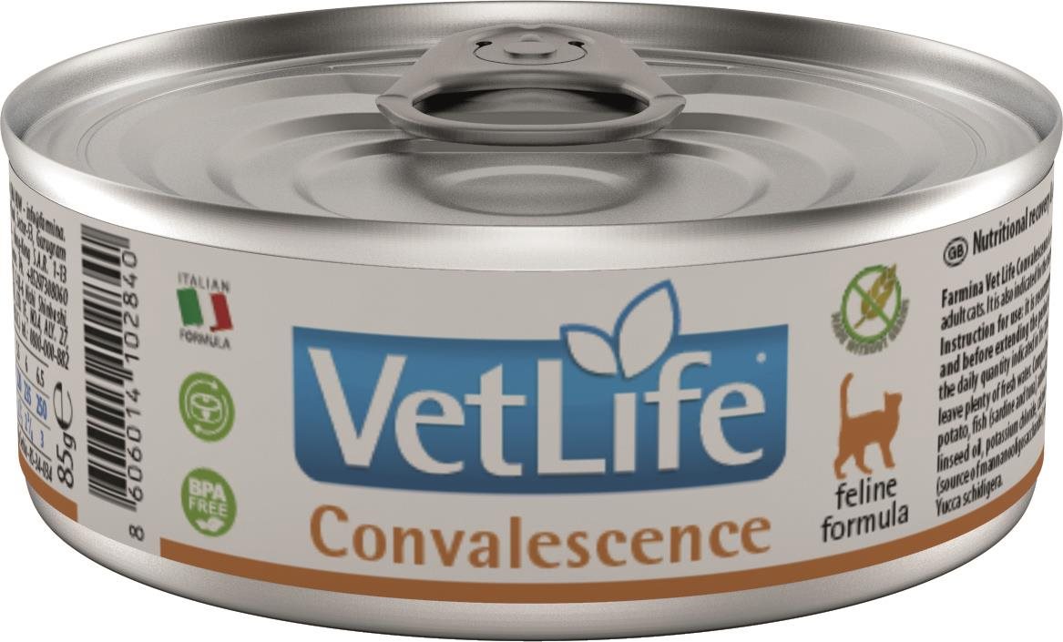 Vet Life Natural Cat konz. Convalescence 85 g Diétna konzerva pre...