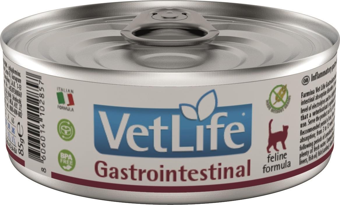 Vet Life Natural Cat konzerva Gastrointestinal 85 g Diétna konzerva...