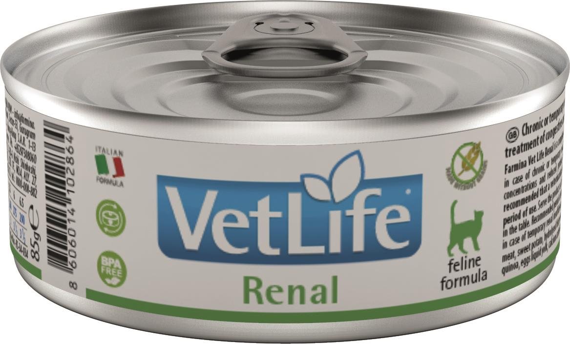 Vet Life Natural Cat konzerva Renal 85 g Diétna konzerva pre mačky