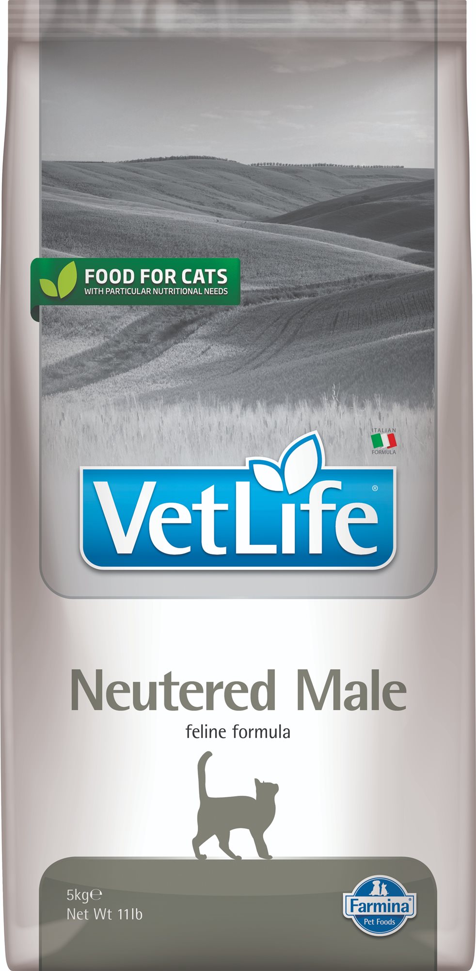 Vet Life Natural CAT Neutered Male 10 kg Diétne granule pre mačky