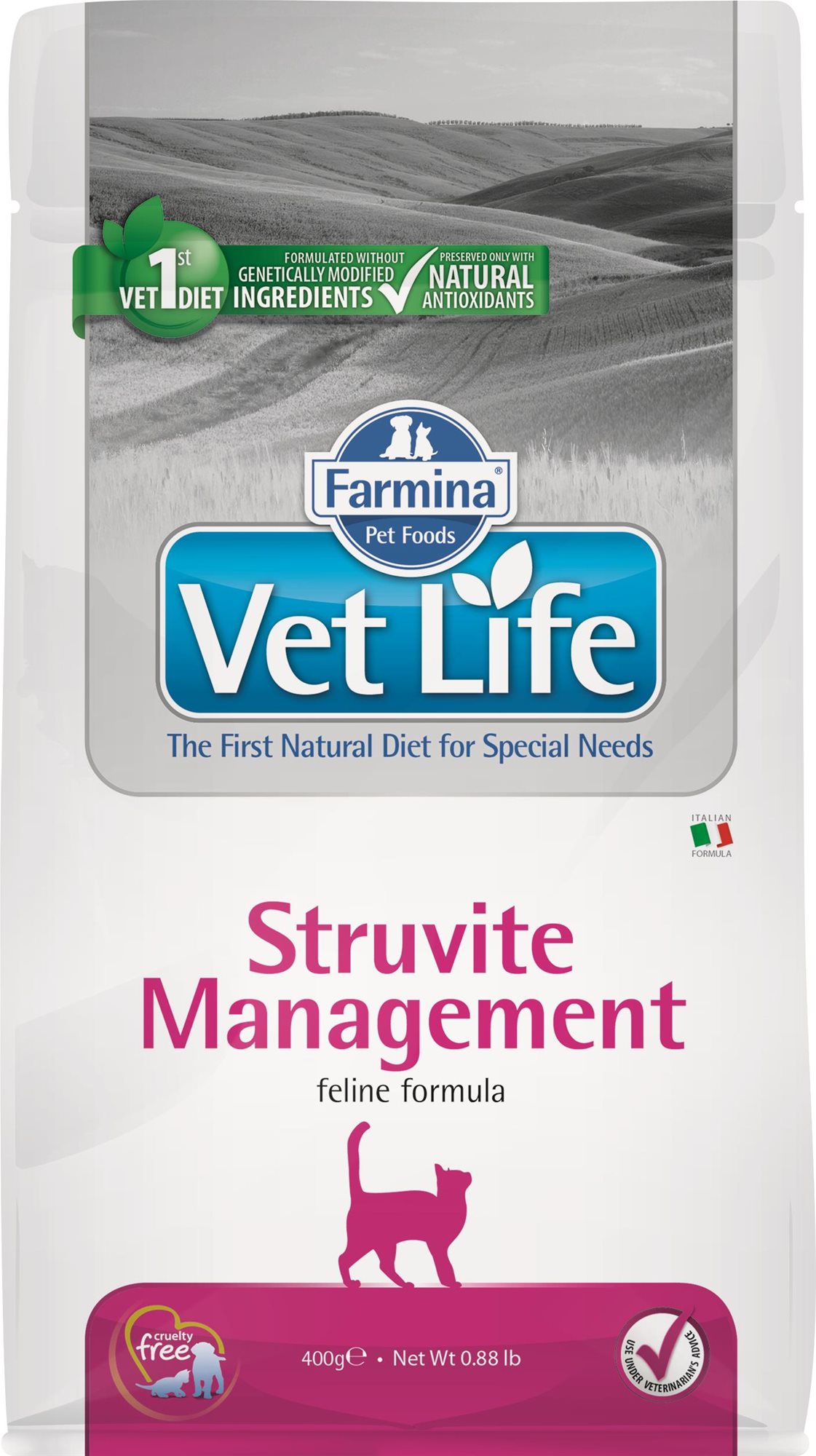 Vet Life Natural CAT Struvite Management 400 g Diétne granule pre...