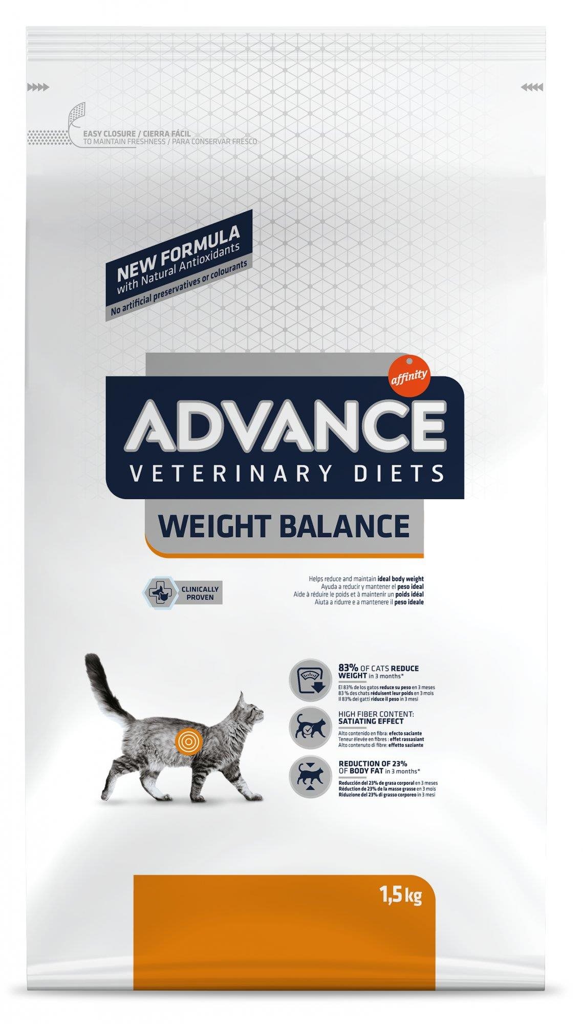 Advance-VD Cat Weight Balance 1,5 kg Diétne granule pre mačky