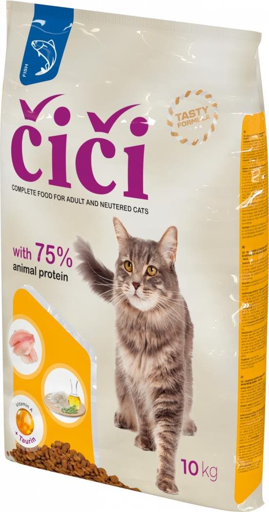 ČIČI granuly pre mačky s rybou 10 kg Granule pre mačky