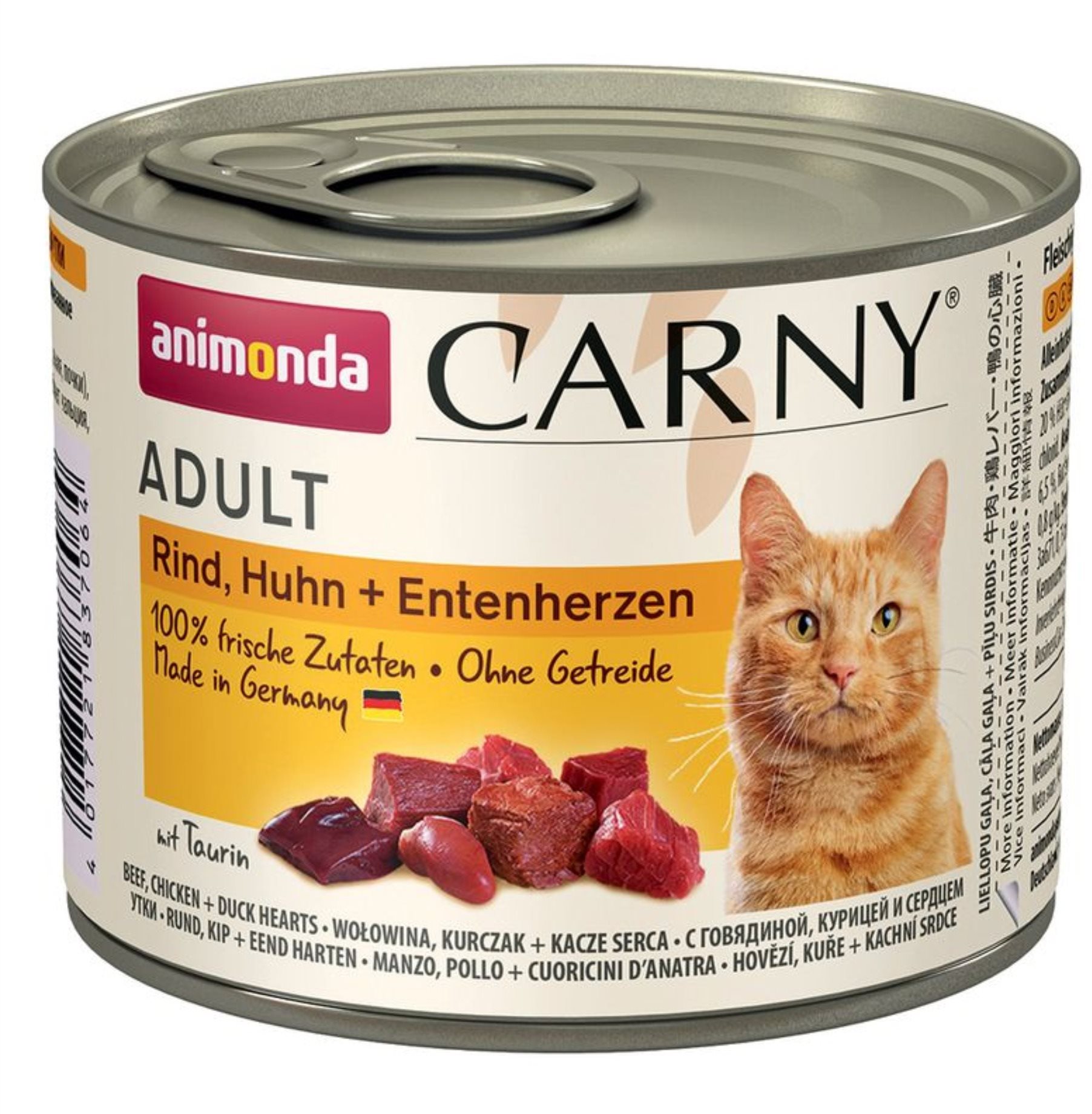 Animonda konzerva pre mačky Carny Adult hovädzie, kura, kačacie...