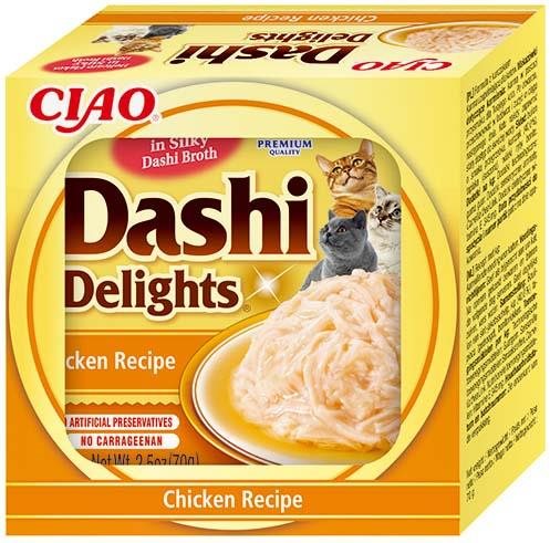 Ciao Dashi Delights kuracia receptúra 70 g Vanička pre mačky