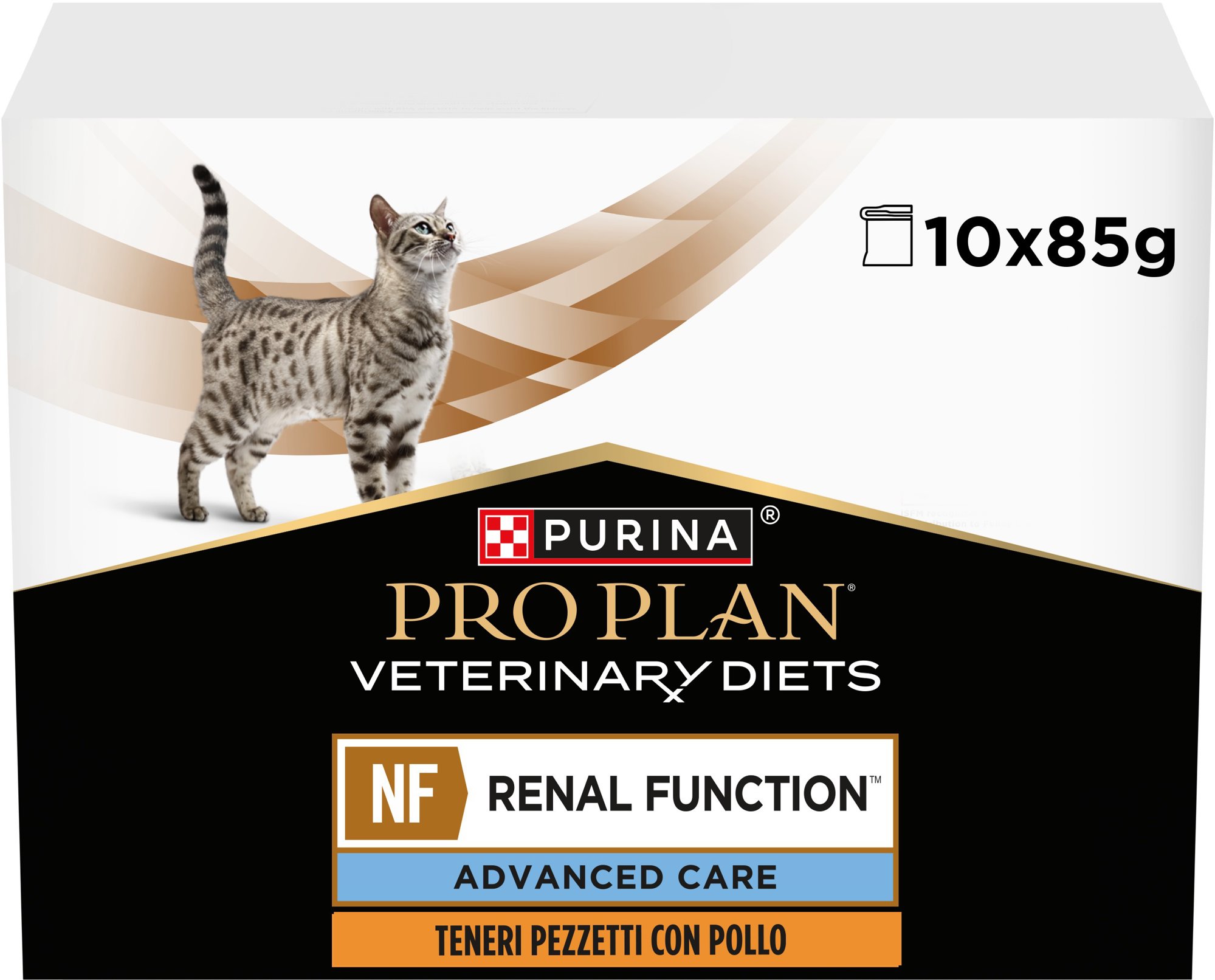 Pro Plan Veterinary Diets Feline NF Advanced Care chicken 10 × 85 g...