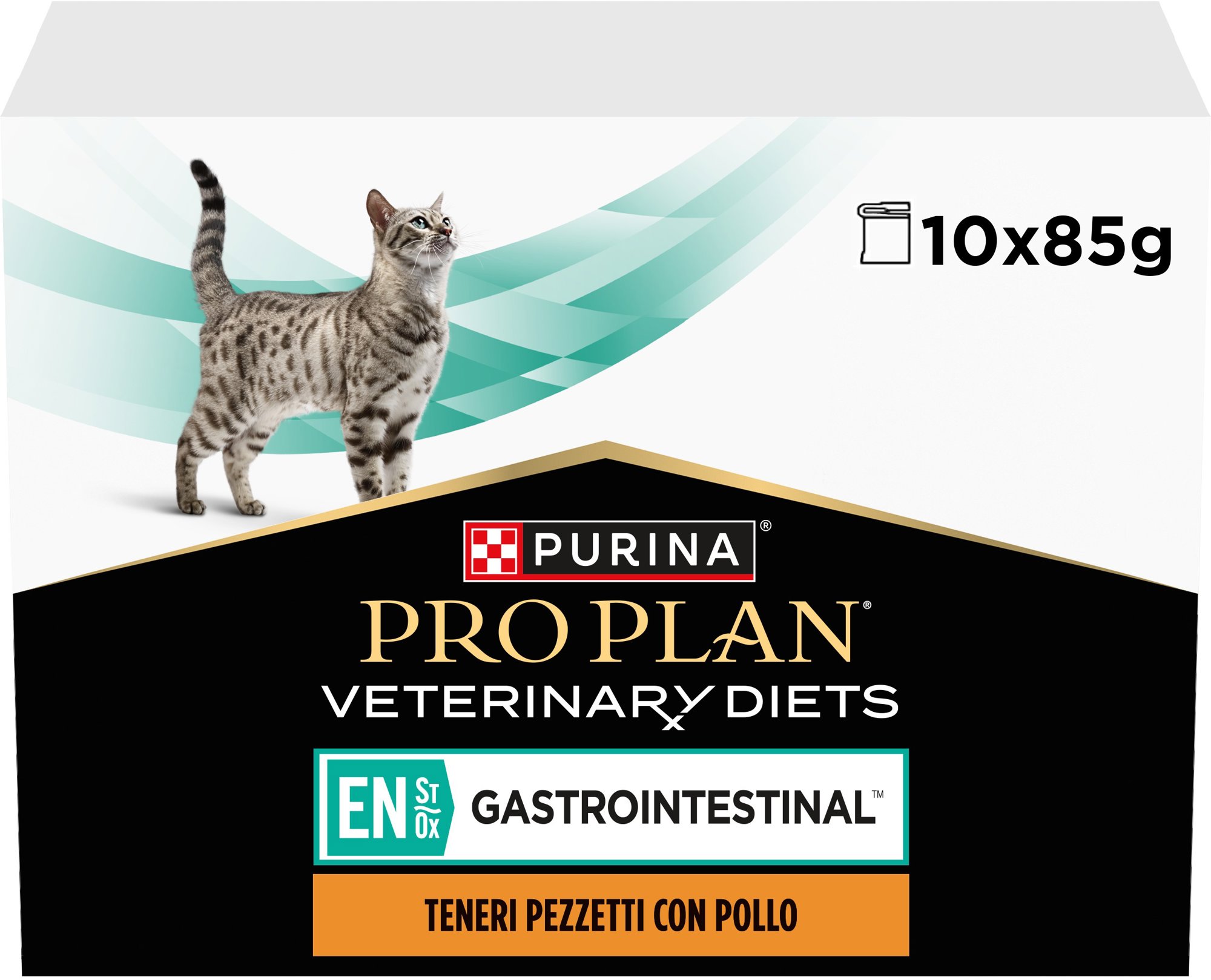 Pro Plan Veterinary Diets Feline EN Chicken 10 × 85 g Diétna...