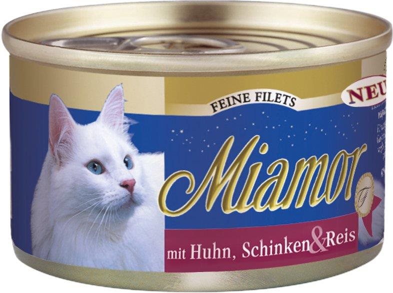 Miamor Fine Filets kurča + šunka konzerva 100 g Konzerva pre mačky