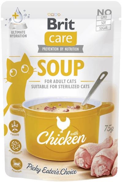 Brit Care Cat Polievka s kuracím 75 g Polievka pre mačky