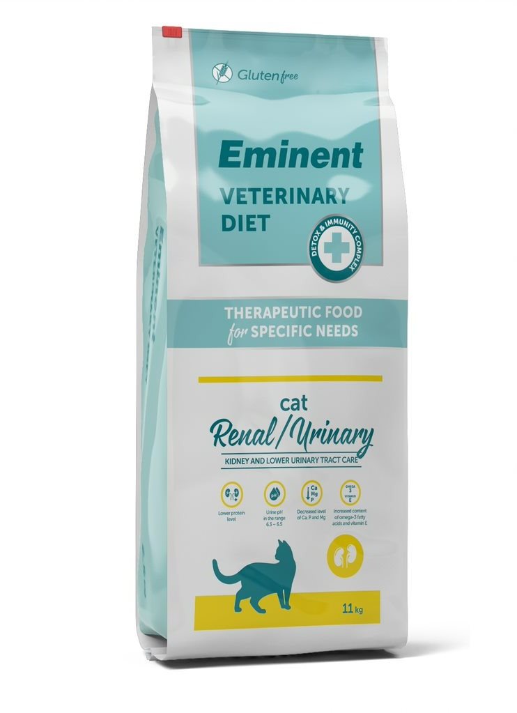 Eminent Vet Diet Cat Renal/Urinary 11 kg Diétne granule pre mačky