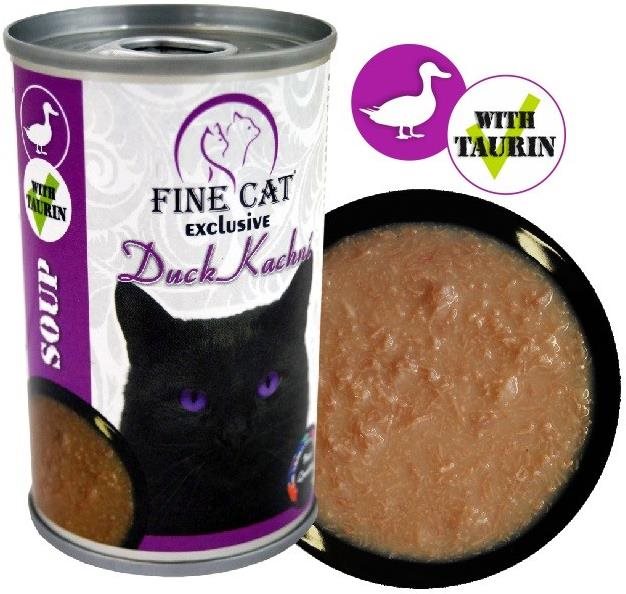 Fine Cat Exclusive polievka pre mačky kačacie 158 g Polievka pre...