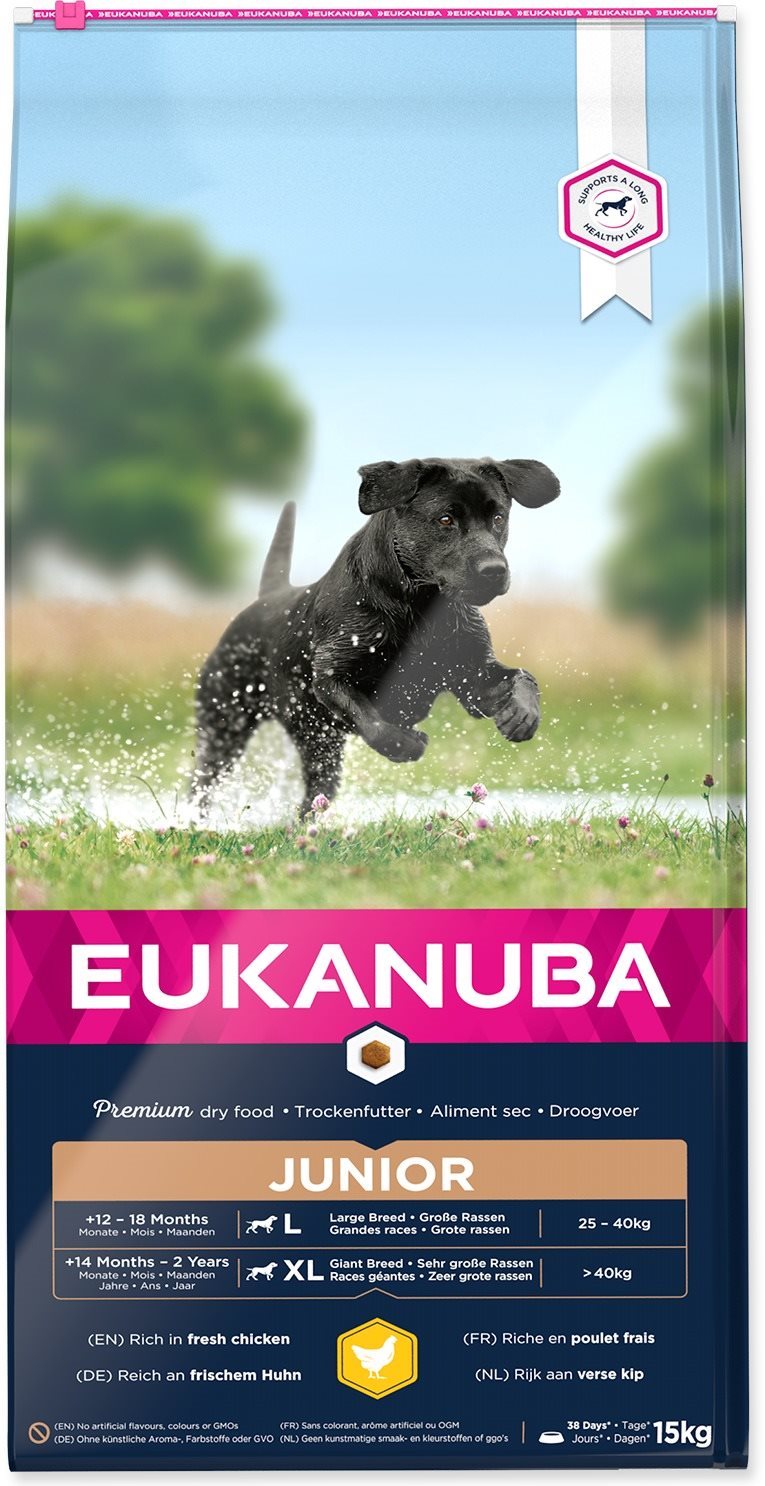 Eukanuba Junior Large 15 kg Granule pre šteniatka