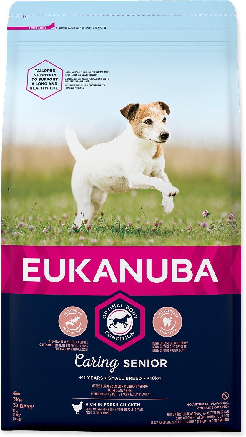 Eukanuba Senior Small 3 kg Granuly pre psov