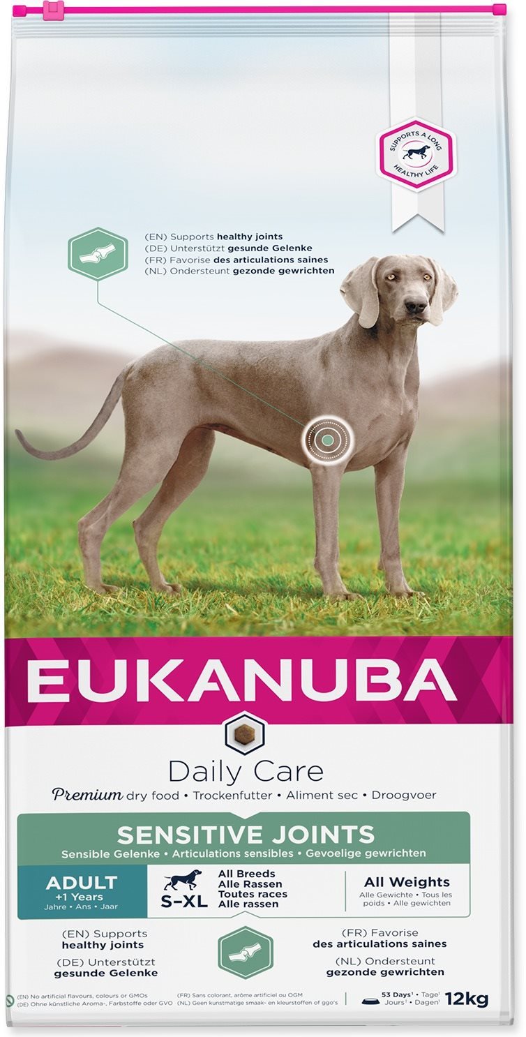 Eukanuba Daily Care Sensitive Joints 12,5 kg Granuly pre psov