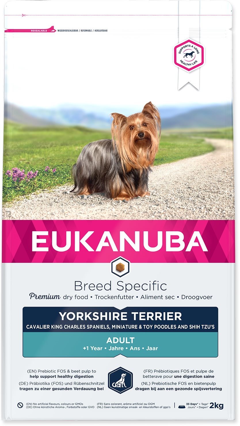 Eukanuba Yorkshire Terrier 2 kg Granuly pre psov