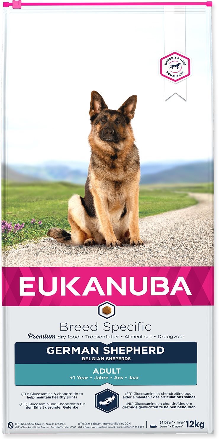 Eukanuba German Shepherd 12 kg Granuly pre psov